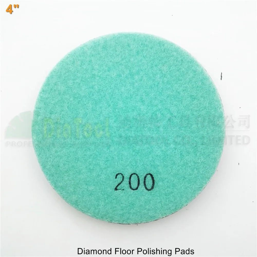 3pcs 4" diamond floor polishing pad  renew disk sanding disc Grit #200 SA622 diameter 100mm granite marble tile terrazzo