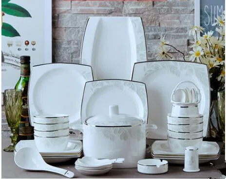 

European style household porcelain set, ceramic ware, dish sets, plates