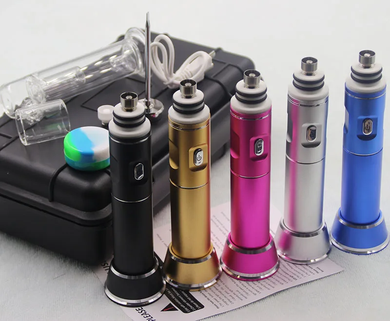 

2018 Portable dnail Dab rig Wax Pen H-nail Carb Cap Magnetic Dabber wholesale Henail in China