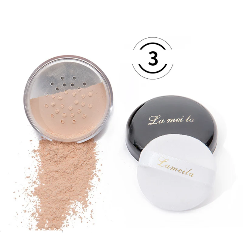 

Brand New long-lasting loose powder makeup translucent powder oil-control natural ingredient setting powder brighten waterproof
