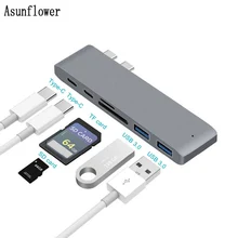 USB HUB USB C to HDMI RJ45 Gigabit Ethernet Thunderbolt 3 Adapter SD/TF Card Reader USB3.0 HUB Multi Splitter For Macbook Pro USB HUB USB C to HDMI RJ45 Gigabit Ethernet Thunderbolt 3 Adapter SD/TF Card Reader USB3.0 HUB Multi Splitter For Macbook Pro