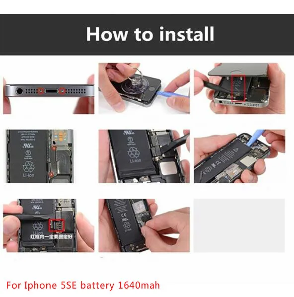 For Iphone 5SE battery 1640mah 9
