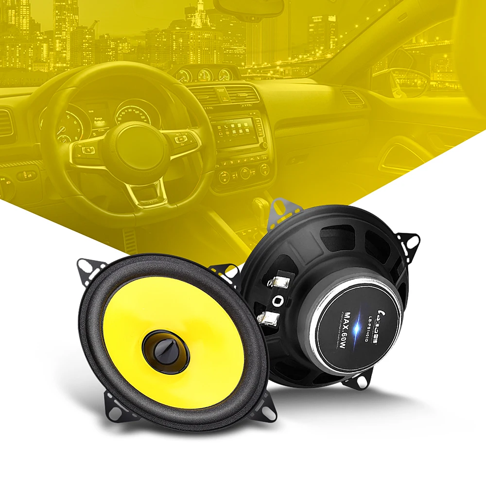 

LABO LB - PS1401D Paired Car Speaker 4 inch Vehicle Loudspeaker Car Automobile HiFi Full Range Speaker Super Power Car Audio