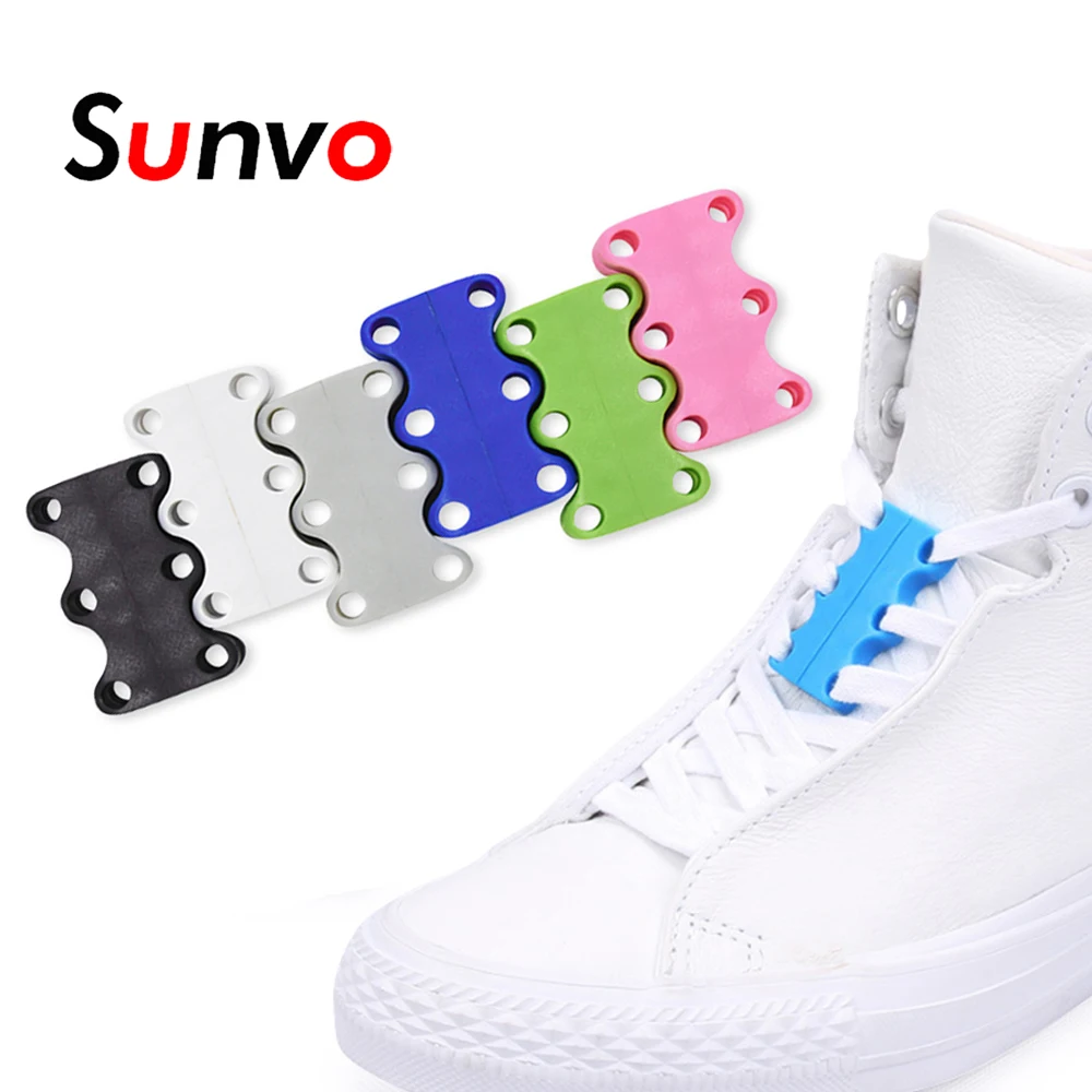 Sunvo Shoelaces Buckle No Tie Shoe Laces for Lazy Child Older