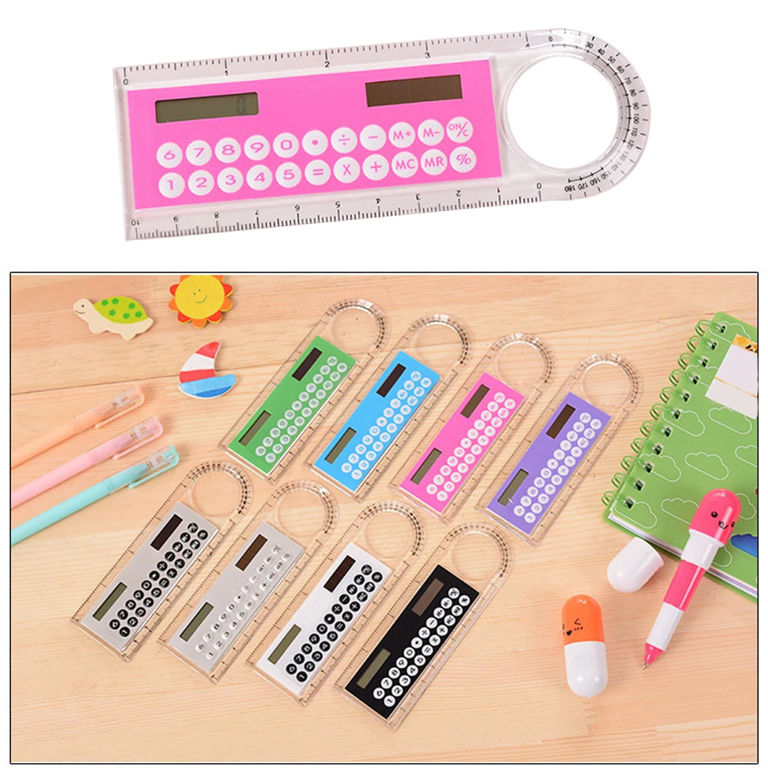 الأزياء Multifunctio البسيطة حاسبة 10 سنتيمتر جدا رقيقة حاكم Calculadora اللوازم المكتبية كهدية اللون عشوائي الأزياء Multifunctio البسيطة حاسبة 10 سنتيمتر جدا رقيقة حاكم Calculadora اللوازم المكتبية كهدية اللون عشوائي