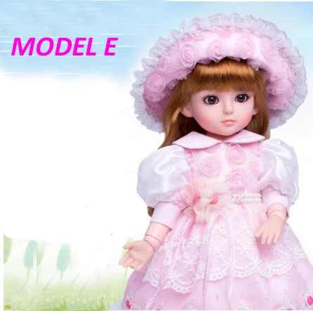 45 см девочка принцесса шарнирная кукла говорящие игрушки кукла реборн bonecas Развивающие игрушки для девочек подарок на день рождения