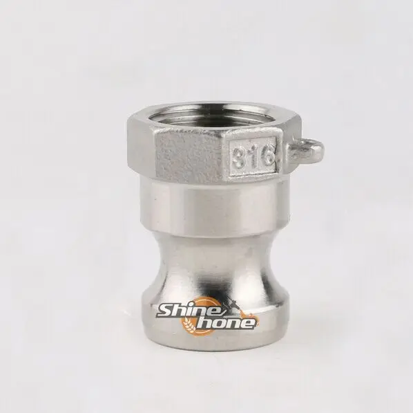 

Camlock QD - 1/2 Type A, Stainless Steel 316, Homebrew Fitting, 1/2" Male NPT