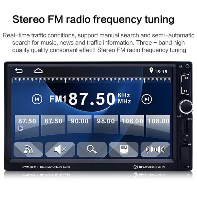 

2018 Auto 7 Inch Car MP5 Bluetooth Hands-free Car Audio Car Radio High Definition and Video Player MP4 Player Card Radio Player