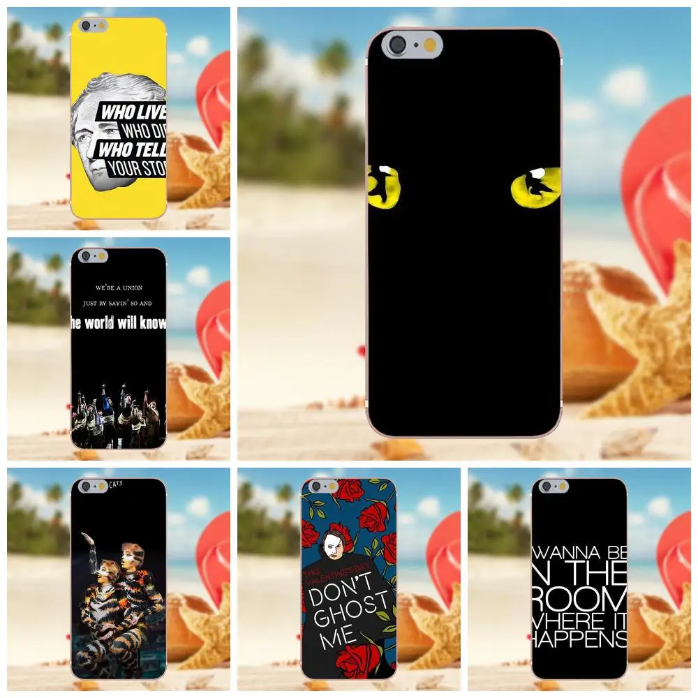 

Oedmeb TPU Hotsales For iPhone X 4S 5S 5C SE 6S 7 8 Plus Galaxy Note 5 6 8 S9+ Grand Core Prime Alpha Broadway Musical