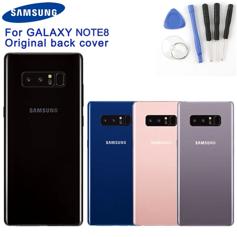 Samsung Original Back Battery Door Rear Glass Cover For Samsung Galaxy Note 8 Note8 N9500 N9508 SM-N950F Rear Housing Back Cover Samsung Original Back Battery Door Rear Glass Cover For Samsung Galaxy Note 8 Note8 N9500 N9508 SM-N950F Rear Housing Back Cover