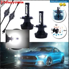 Новый дизайн CANBUS ОШИБОК H4 PT43 Hi/lo Авто светодиодные фары Philips luxeon зэс чипы LED 160 Вт 16000LM 6000 К-2Yr гарантии