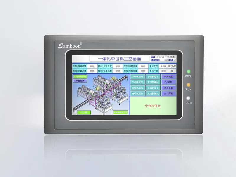 Samkoon HMI Сенсорный экран SA-043F 4,3 дюймов 262 144 цветной TFT 1COM с бесплатным кабелем и программным обеспечением