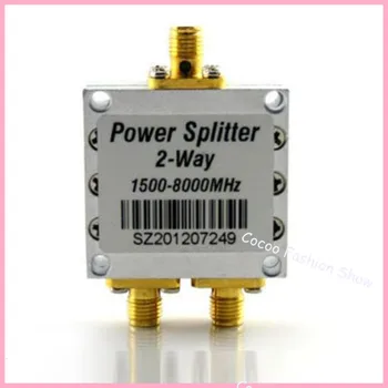 

ZQTMAX 2 Way RF Power Splitter Combiner SMA Female Connector High Frequency 1.5-8Ghz Divider