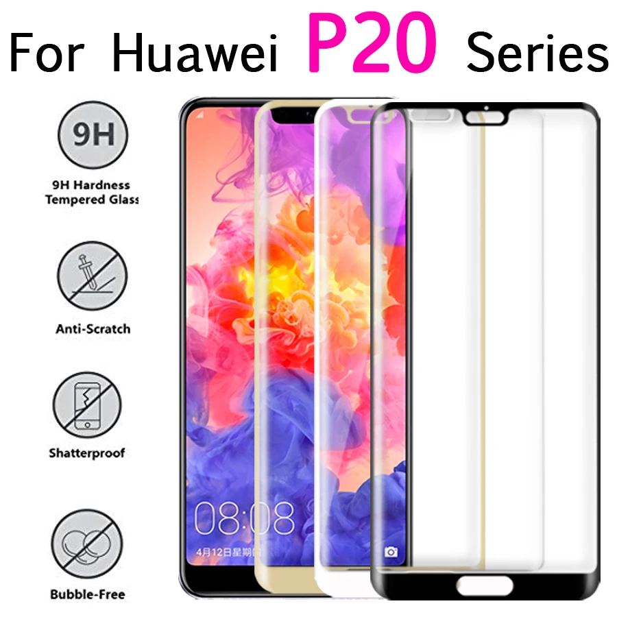 

Full Cover Protective Glass On huavei p20 lite Glas For huawei huawia p 20 light pro Tremp Screen Protector Film p20lite 20lite