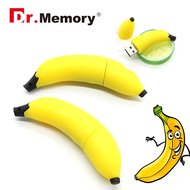 Cartoon USB Flash Drives Strawberry Banana Chili Pen Drive Real Capacity 128MB 4GB 8GB 16GB 32GB 64GB Memory Stick Cute Pendrive