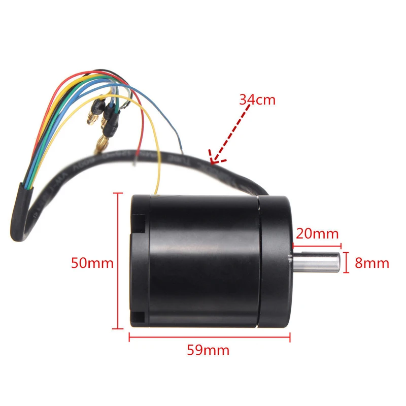 Последний большой Мощность N5065 1800 Вт 330KV Металл бесщеточный датчиков DC Двигатели w/кабель Электрический скейтборд набор для скутера модель