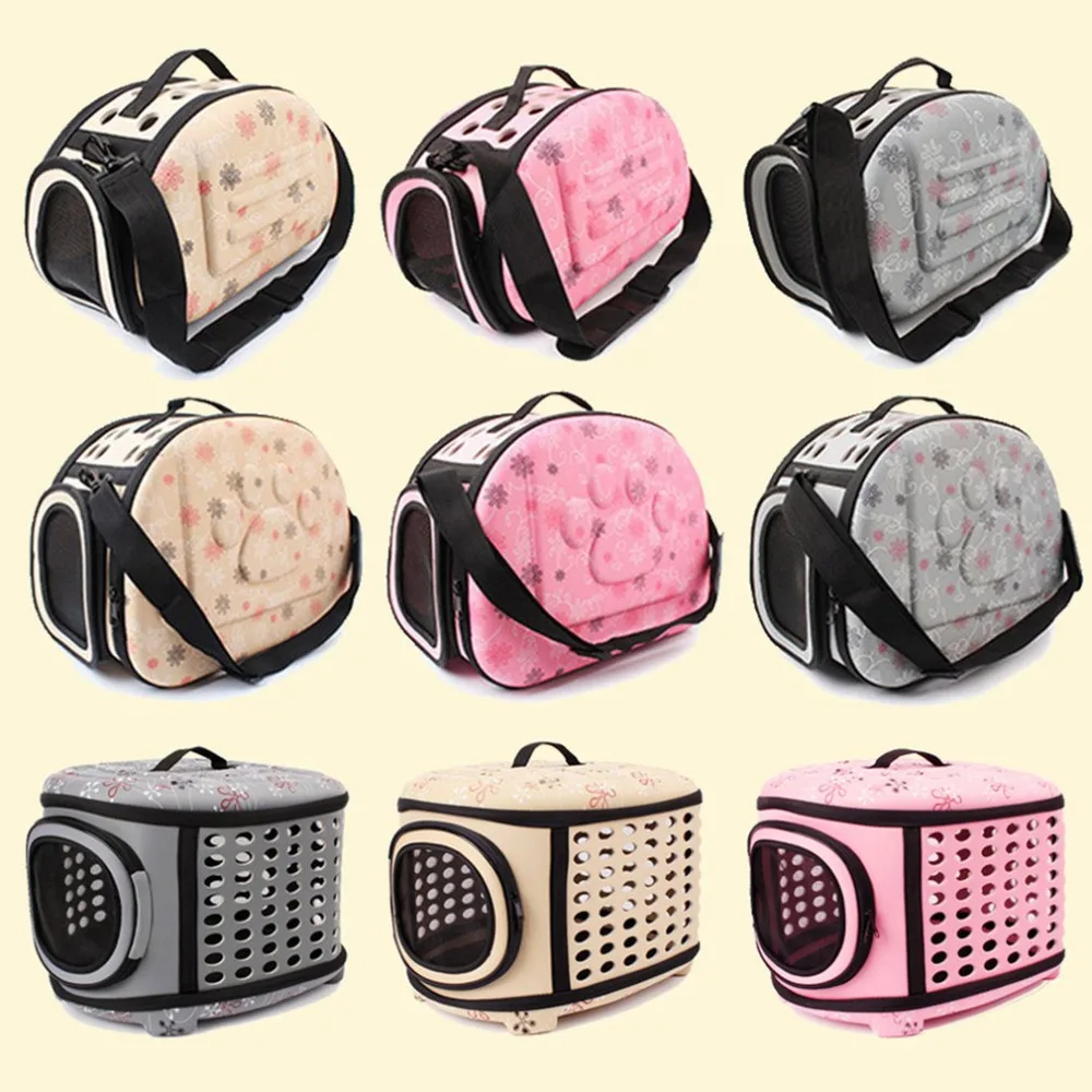 

Foldable EVA Pet Carrier Puppy Dog Cat Outdoor Travel Shoulder Bag for Small Dog Pets Soft Dog Kennel Pet Carrier Bag
