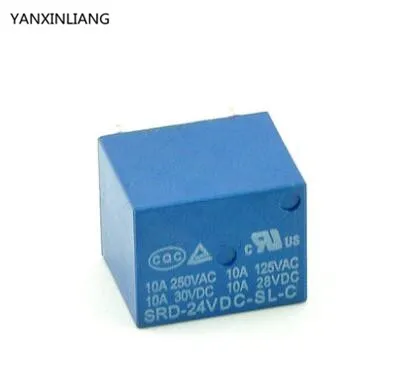 1pcs SRD-24VDC-SL-C 24VDC 10A 250 VAC Power relay PCB Type T73-24V 5 feet 125V New and original | Строительство и ремонт