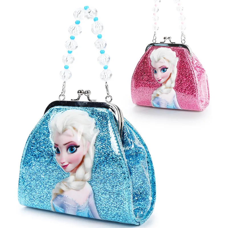 

Frozen children's bag girl Messenger bag fashion bag Aisha Princess girl foreign gas handbag baby