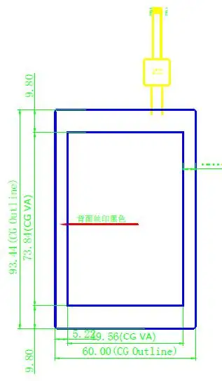 Maithoga 3,5 дюймов TFT lcd емкостная сенсорная панель FT6236U Drive IC