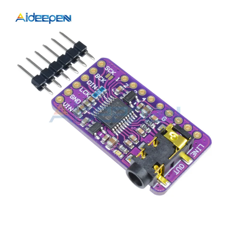 

PCM5102 PCM5102A I2S Interface DAC Decoder GY-PCM5102 I2S Player Module For Raspberry Pi pHAT Format Board