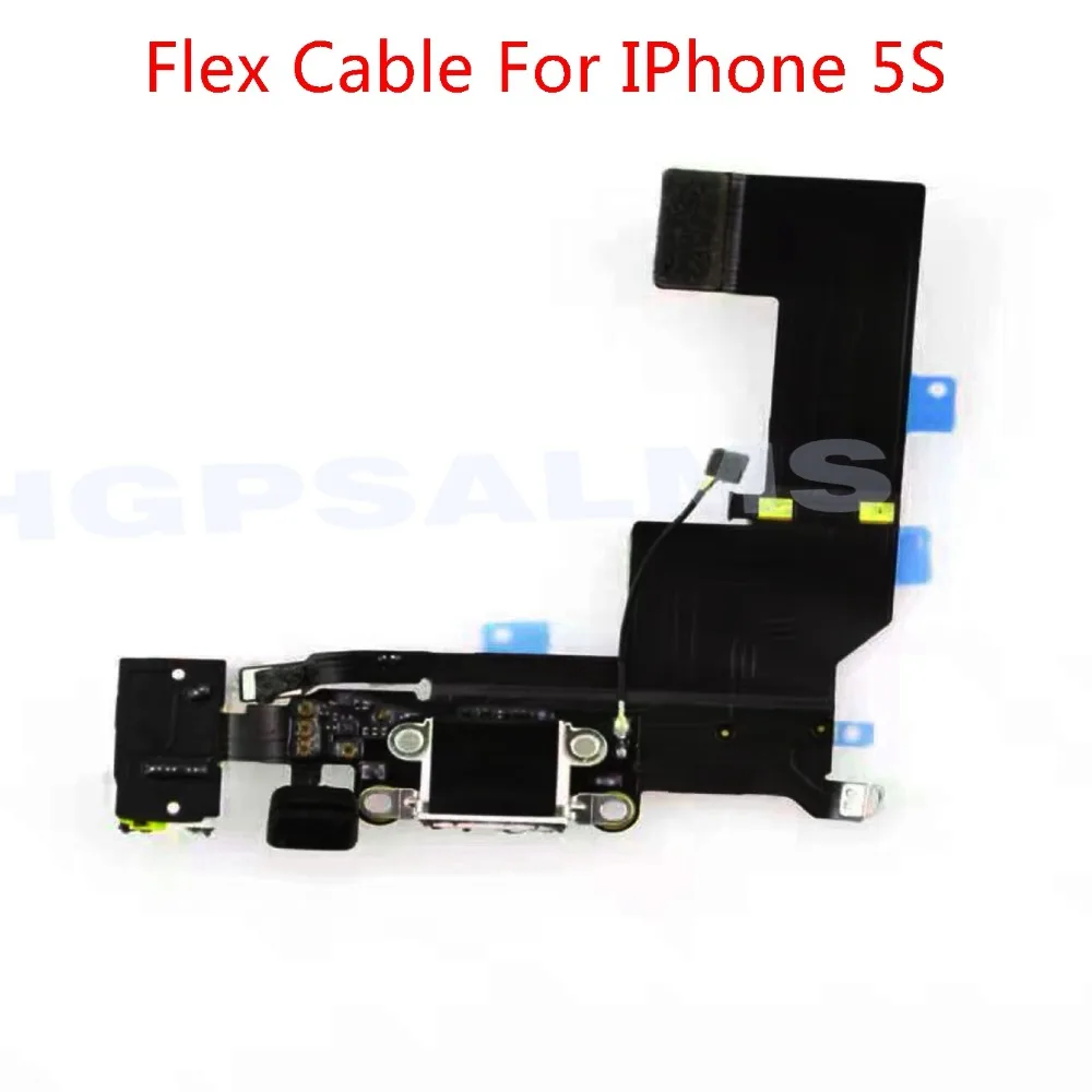 Зарядное устройство Зарядка USB-порта Dock Connector шлейф для IPhone 5S наушников Audio Jack Flex