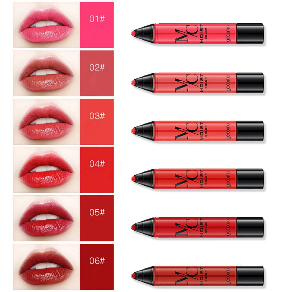 

Liquid Lipstick lip gloss matte 6 Colors Lip Paint Matte Lipstick Waterproof Long Lasting Lip Gloss Lip Kit maquiagem