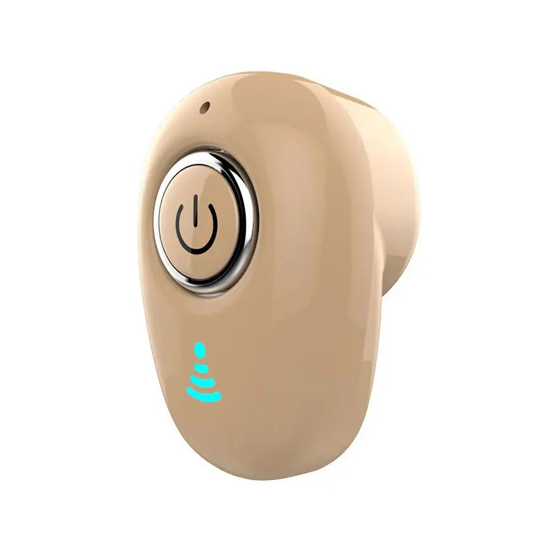 S650 Bluetooth наушники невидимые шумоподавление Hands-Free стерео Спортивные Беспроводные наушники-вкладыши гарнитура микрофон - Цвет: Цвет кожи