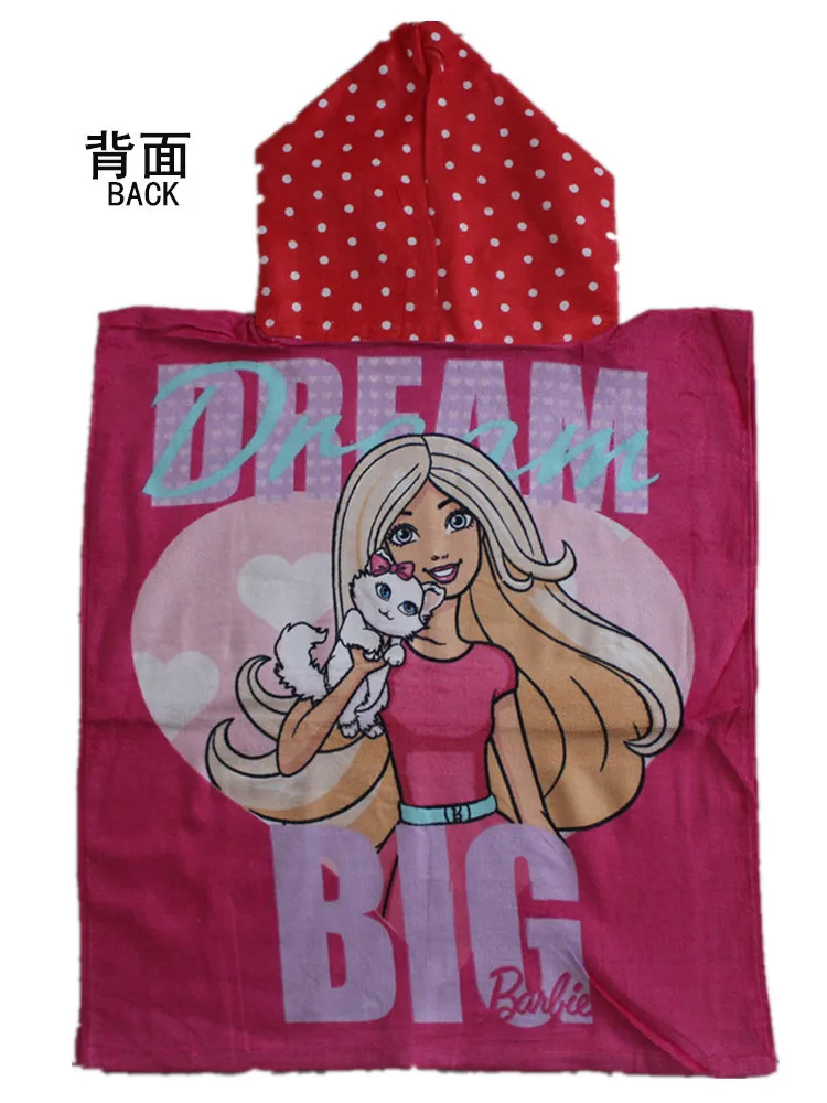barbie bath towel