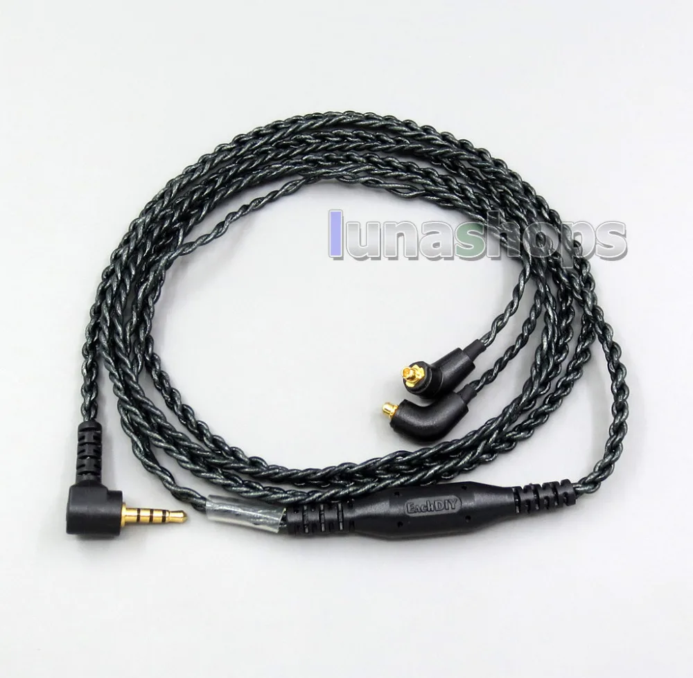 45ohm 3 5ミリメートル2 5ミリメートルバランスシルバーくじかイヤホンケーブルetymotic Er4sr Er4xr Er3xr Er3se Er2xr Er2se Ln006057 Earphone Accessories Aliexpress