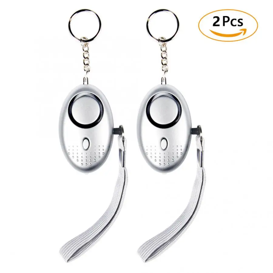 

2pcs Mini Outdoor Safety Emergency Personal Alarm Portable Hangable Alert Rescue Camping Hiking Survival Tool High dB