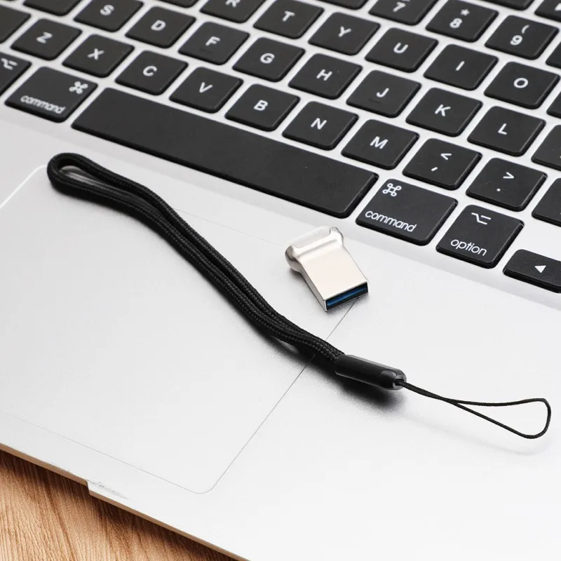 Новый мини металлический USB флэш-накопитель USB 3,0 Флешка u-диск с хвостовой подсветкой 32G Мини Портативный подключи и играй