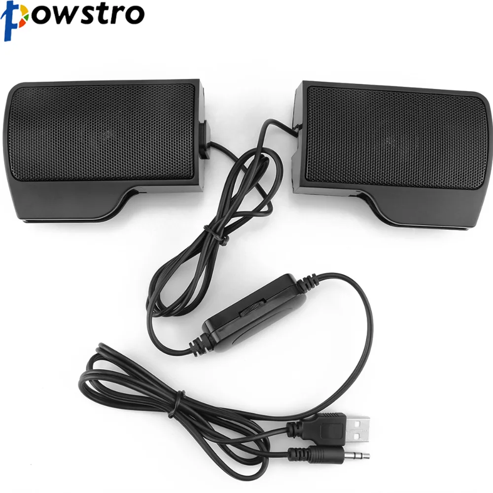 Portable Wired USB Powered Multimedia Computer Stereo