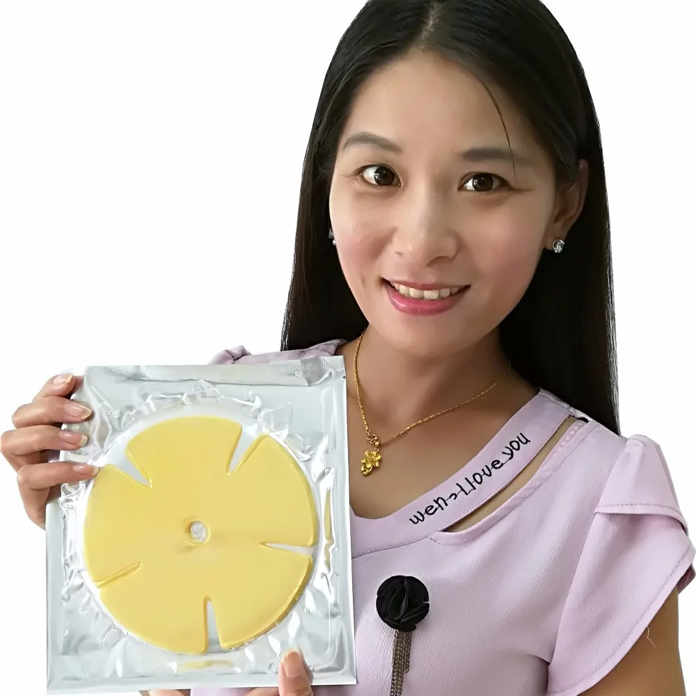 

24K Gold Collagen Breast Mask Luxurious treatment for enhancing the size, tightening and lifting of the breasts