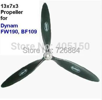 

Dynam 13*7*3 propeller for rc airplane Dynam FW190, BF109 and F6F