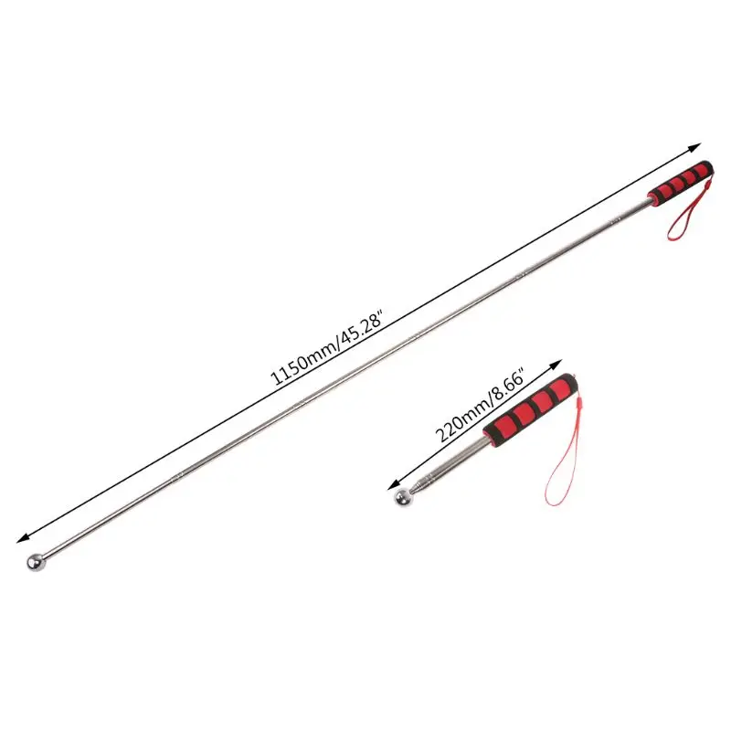 

Adjustable Telescopic Hollow Hammer Test Inspection Drumstick Roofing Sound Detection For House Decoration Inspector Hand Tools