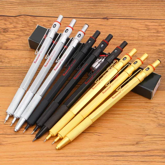 0.5mm 0.7mm 2.0mm RedCircle Drafting Metal Mechanical Pencil for