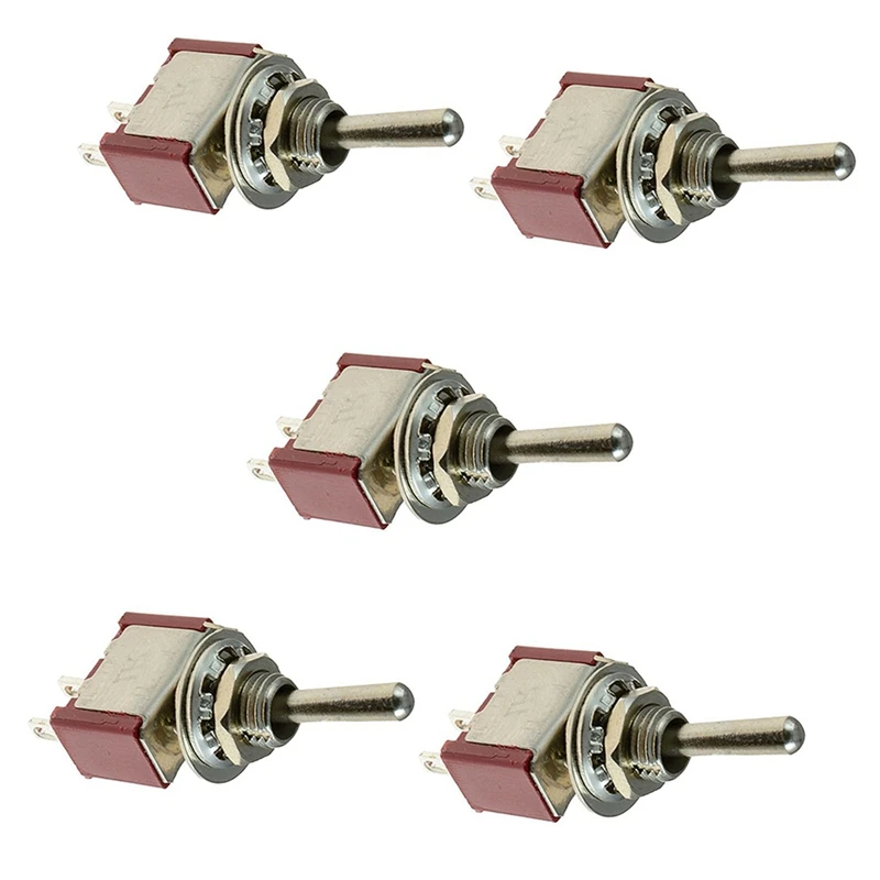 5 x On/Off маленький тумблер миниатюрный Spst 6 мм Ac250V 3A 120V 5A|Выключатели| |