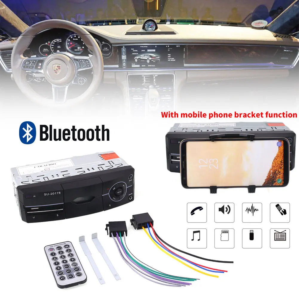 

Vehemo Black Remoto Control Smart Premium MP3 Player Car USB SD Car MP3 FM Music