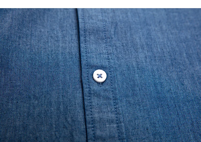 2018 Новинка 8XL 6XL 5XL Мужская джинсовая рубашка с длинными рукавами camisa masculina платье рубашка мужская брендовая Модная Джинсовая ковбойская