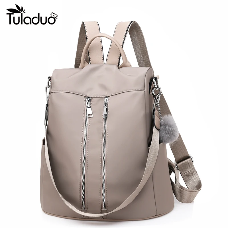 

2019 New Fashion Casual Women Anti-theft Backpack High Quality Vintage Backpacks Female Larger Capacity School Oxford Bag
