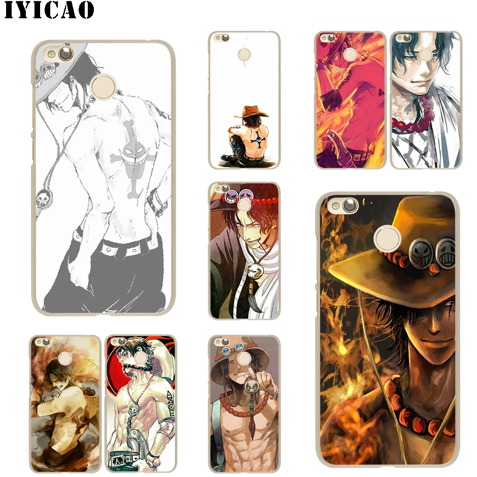 IYICAO Portgas D ace Fire Boxing крутой Жесткий Чехол для Redmi 8A 6A 4A S2 Note 7 3 4 4X6 5 Pro 5A Prime Plus Go |