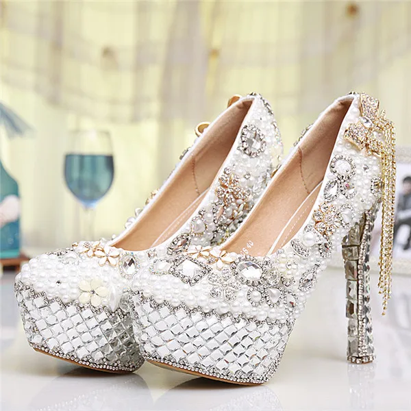 

2017 High Heels Women Pumps Sexy Bride Party High Heel african Shoes for Girls women