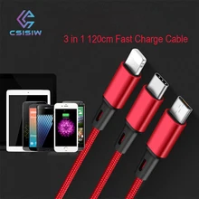 Магнитный кабель 3 в 1, 1,5 м, Тип C, быстрая зарядка, Магнитный провод USB C для зарядки iphone6 7 8 X XR XS& SAMSUNG S8, USB кабель