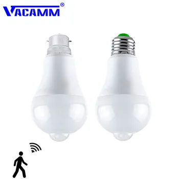

Vacamm 4PCS LED Motion Sensor Auto Energy Save Under Cabinet Light E27 B22 12W18W White Warm White For Emergency Night lighting