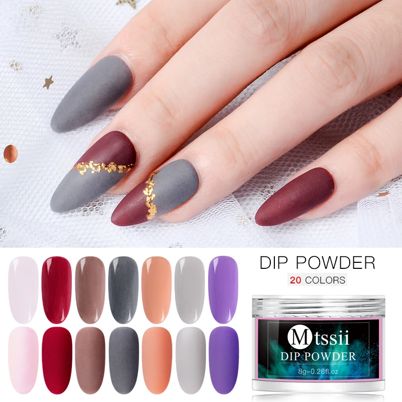 

Dipping Nail Powders Gradient French Nail Natural Color Holographic Glitter Without Lamp Cure Nail Art Decorations Pigments Dust