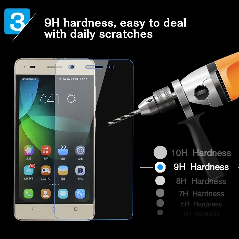 Закаленное стекло для Huawei Honor 4C C8818 CHC U01 CHM 5 Защита экрана G Play Mini CL00 Honor4C 4C|Защитные