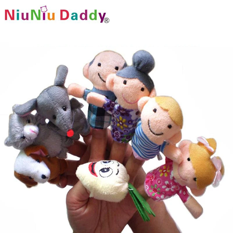 

5 Sets wholesale 8pcs/set The fairy tale finger puppets,The Enormous Turnip (famer version)