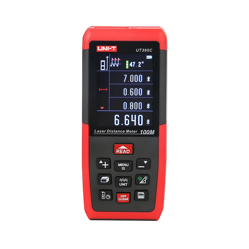 

UNIT UT395A UT395B UT395C Laser Distance Meters 50m 70m 100m Rangefinder Best Accuracy Software Data Calculate Continuous Measur