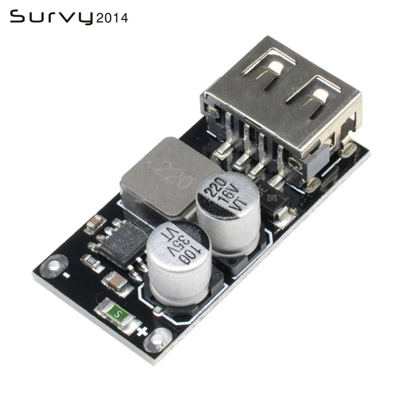 QC3.0 QC2.0 USB DC-DC Buck Converter Charging Step Down Module 6-32V 9V 12V 24V to Fast Quick Charger Circuit Board 3V 5V 12V